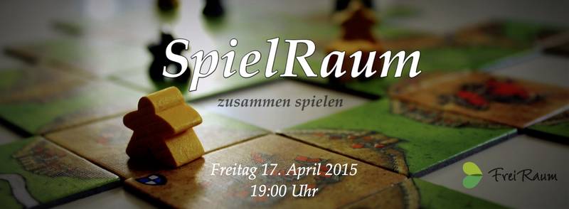 SpielRaum – Zusammen spielen. Spieleabend bei FreiRaum