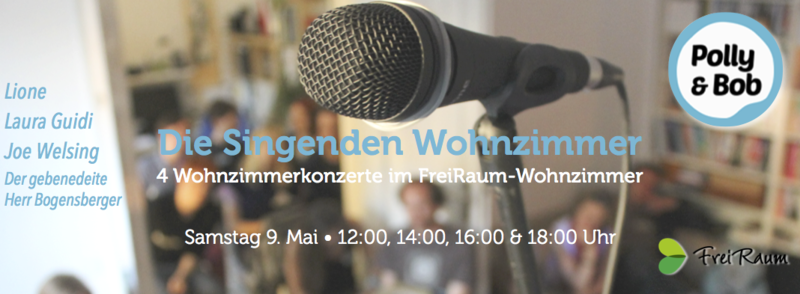 Die Singenden Wohnzimmer: 4 Wohnzimmerkonzerte im FreiRaum-Wohnzimmer