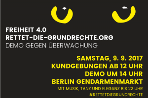 Freiheit feiern – Rettet die Grundrechte