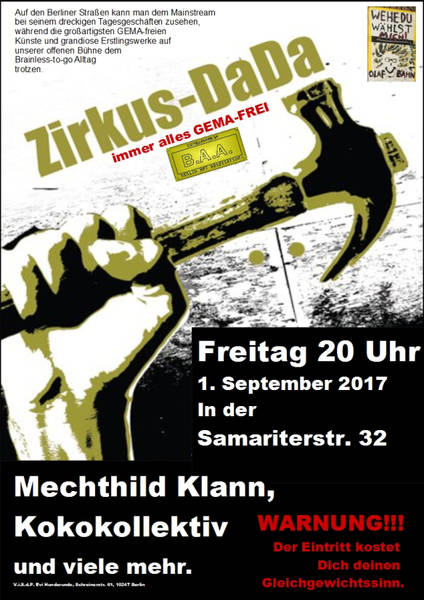 Trinker fragen Politiker Antworten & Zirkus-DaDa
