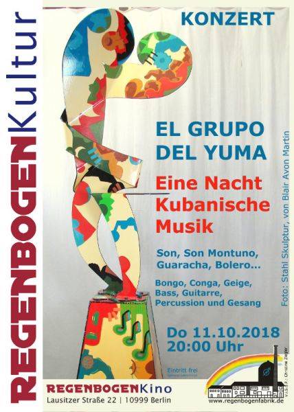 "El Grupo del Yuma" - Eine Nacht Kubanische Musik im RegenbogenKino