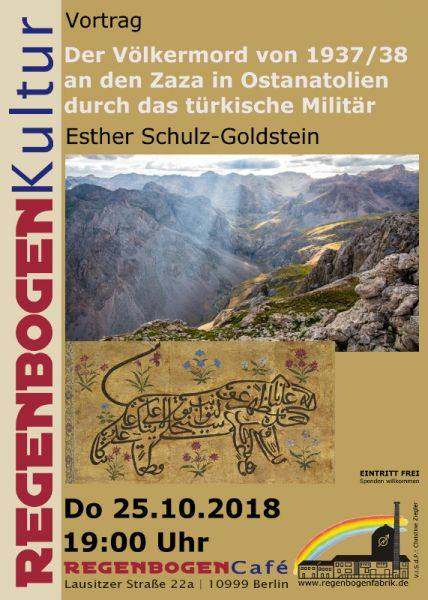 "Der Völkermord 1937/38 an den Zaza" - Vortrag im RegenbogenCafé