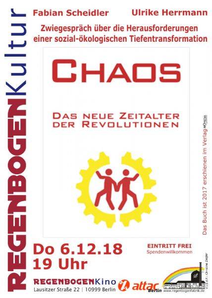 "Chaos. Das neue Zeitalter der Revolutionen" - Diskussion im RegenbogenKino