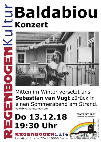 "Baldabiou (solo)" - Konzert im RegenbogenCafé