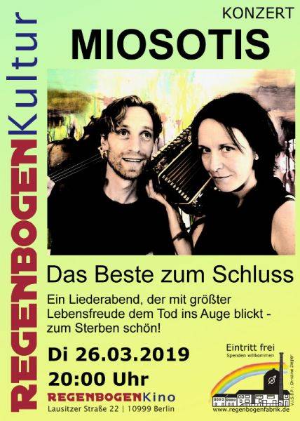 "MIOSOTIS" - Konzert im RegenbogenKino