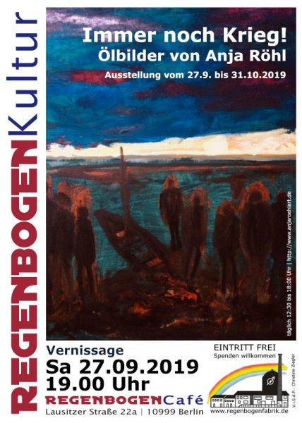 "Immer noch Krieg" - Ausstellung im RegenbogenCafé