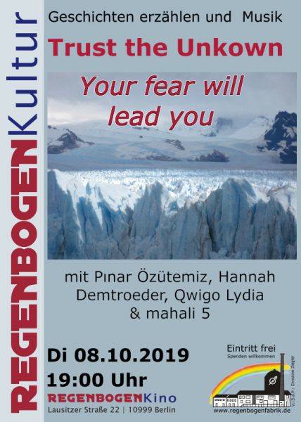 "Trust the Unknown" - Geschichtenerzählen & Vokalimprovisation im RegenbogenKino
