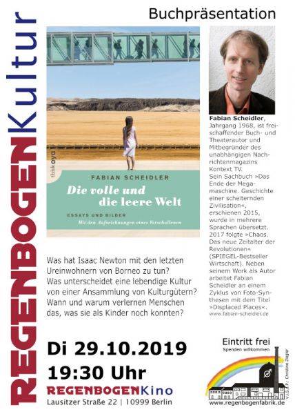 "Die volle und die leere Welt" - Lesung im RegenbogenKino