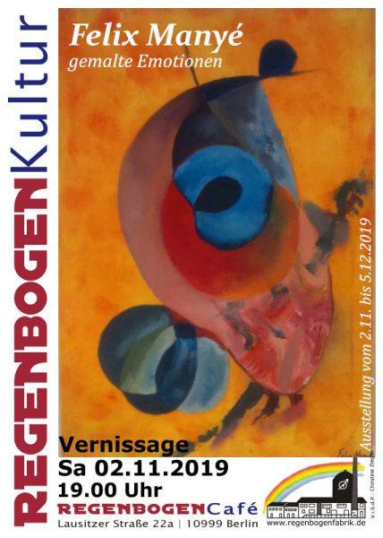 "Gemalte Emotionen" - Ausstellung im RegenbogenCafé
