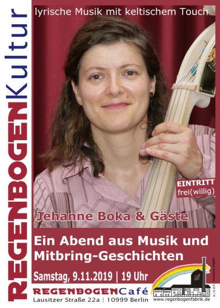 "Lyrische Musik mit keltischem Touch" - Konzert im RegenbogenCafé