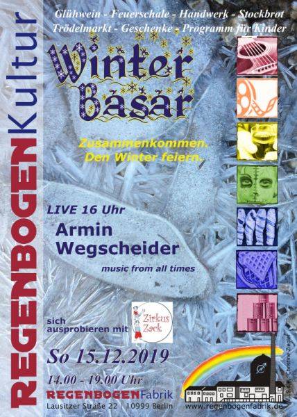 "Winterbasar in der Regenbogenfabrik"