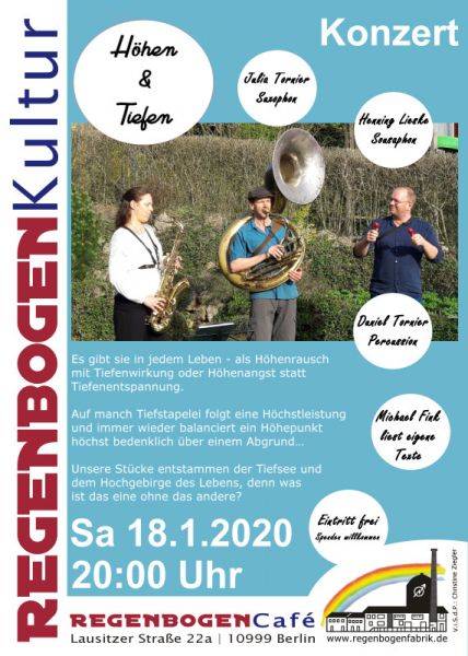 "Höhen und Tiefen" - Konzert im RegenbogenCafé