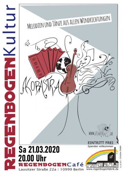 "Akobastra" - Konzert im RegenbogenCafé