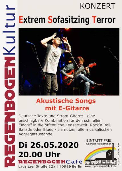 "E.S.T. - Extreme Sofasitzing Terror" - Konzert im RegenbogenCafé
