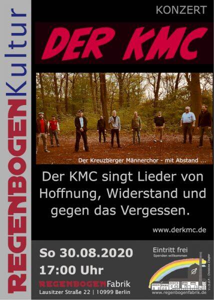 "Der KMC" - a capella Chorkonzert im RegenbogenHof