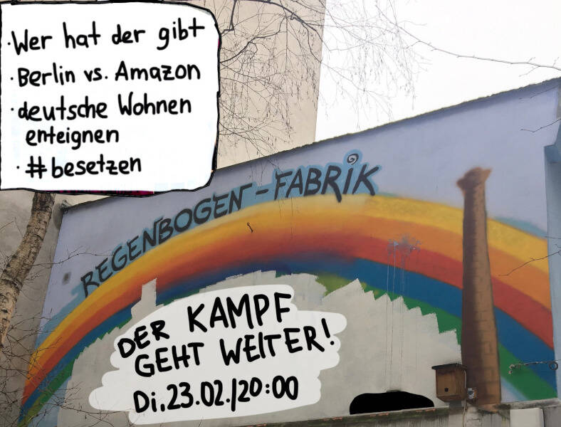 "Verdrängung und Stadtumstrukturierung" - Online-Diskussion | RegenbogenKino