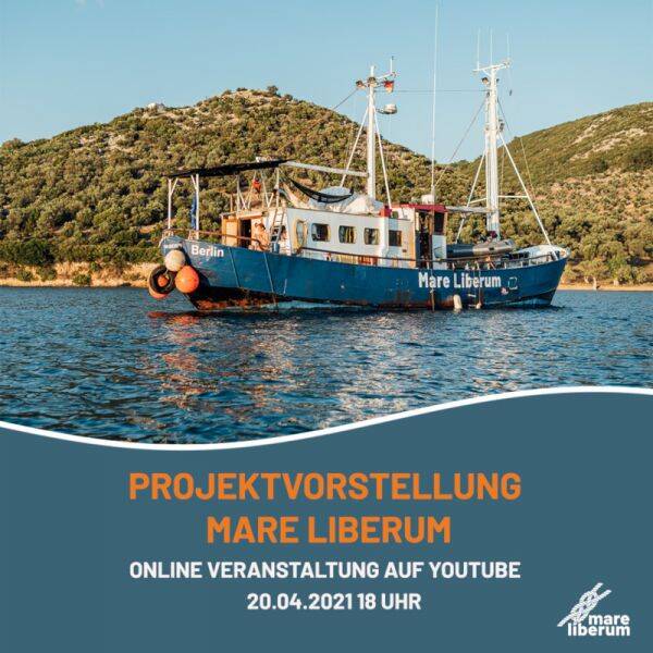 "Mare Liberum" - Menschenrechtsbeobachtungen in der Ägäis | Livestreaming aus der Regenbogenfabrik