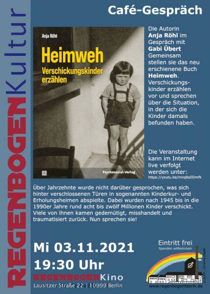 "Heimweh. Verschickungskinder erzählen" - Café-Gespräch im RegenbogenKino