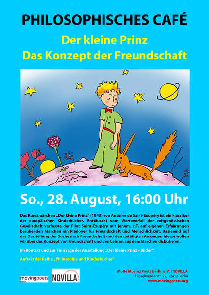 Philosophisches Café: Der kleine Prinz – Das Konzept der Freundschaft