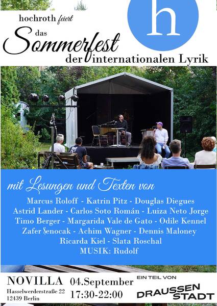 Sommerfest der internationalen Lyrik