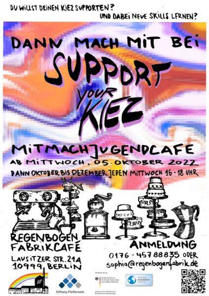 "Support your Kiez" - RegenbogenCafé