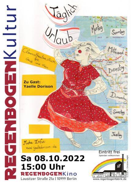 "Täglich Urlaub" - Clownstheaterstück im RegenbogenKino