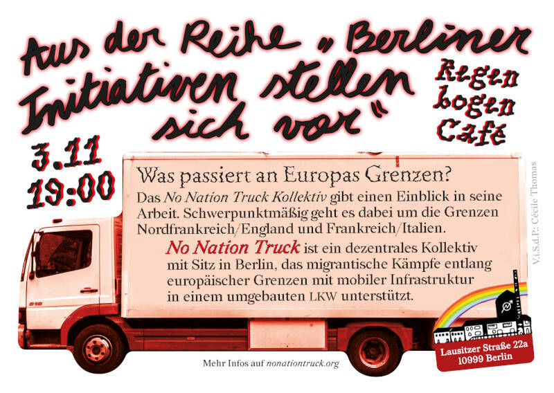 "No Nation Truck - Vortrag im RegenbogenCafé