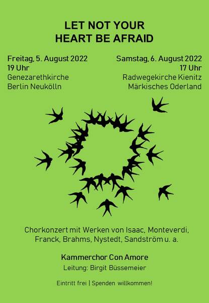 Kammerchor Con Amore in Berlin | Let not your heart be afraid