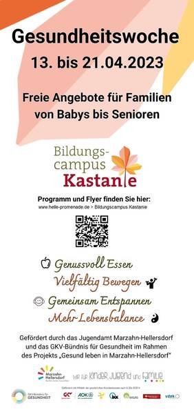 Gesundheitswoche Hellersdorf-Nord 13.-21.04.2023