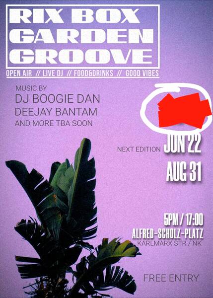 RIXBOX Garden Groove Street Dance / Open Air