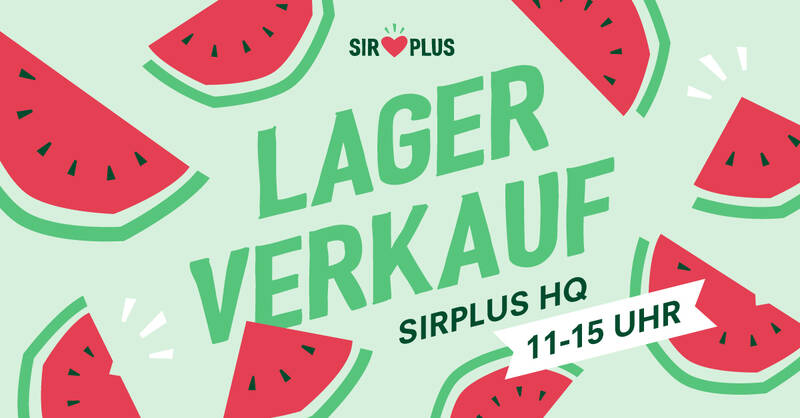 SIRPLUS Lagerverkauf mit Livemusik