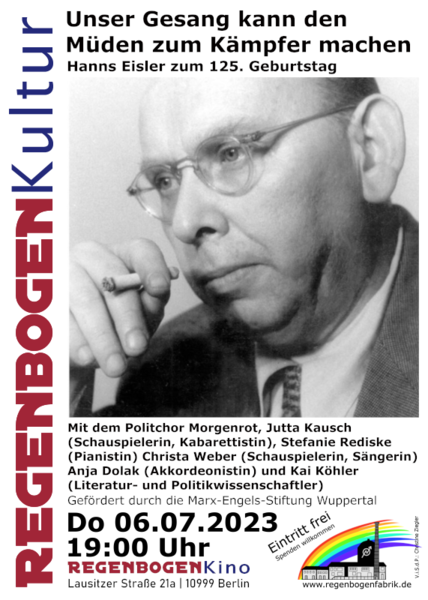 "Unser Gesang kann den Müden zum Kämpfer machen"