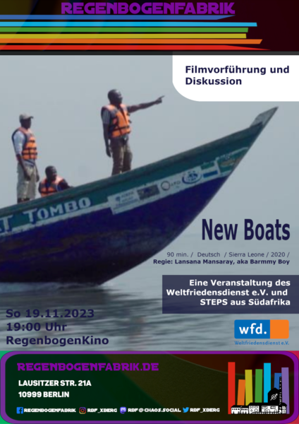 "New Boats" - Filmvorführung & anschließende Diskussion im RegenbogenKino