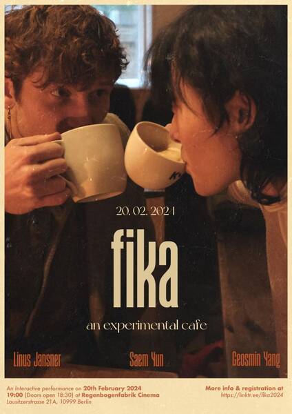 "FIKA: an experimental cafe" - im RegenbogenKino