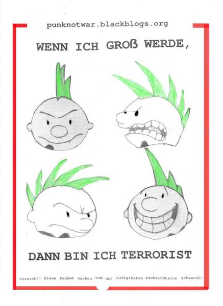 "Wenn ich groß bin, werde ich Terrorist" - PunkRock-Lyrics-Lesung im RegenbogenCafé
