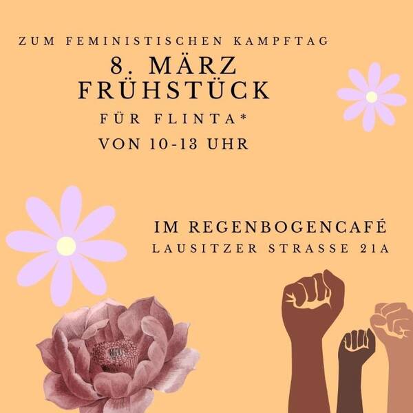 "Frühstück für FLINTA* im RegenbogenCafé"