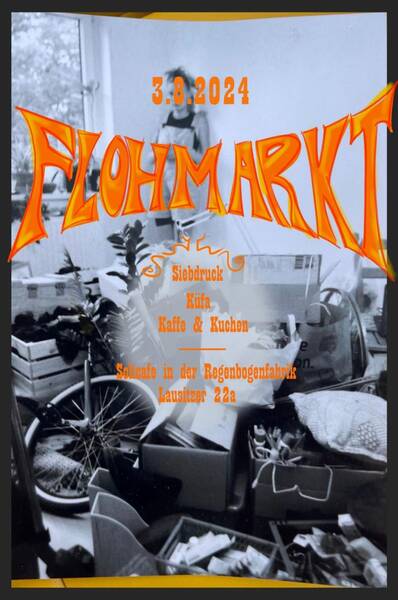 "Flohmarkt & Siebdruck" - im RegenbogenCafé