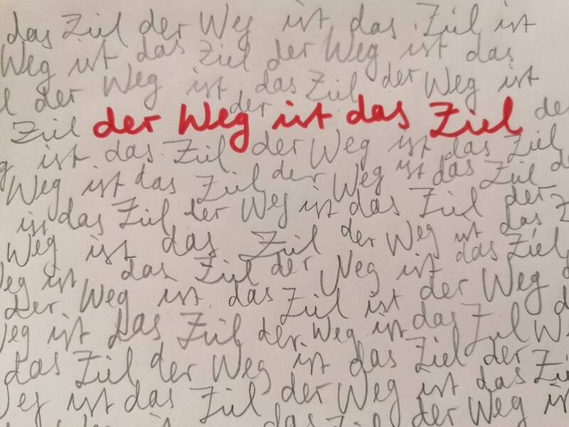 Schreib-Meditationen: von der Handschrift zur „Schönschrift“