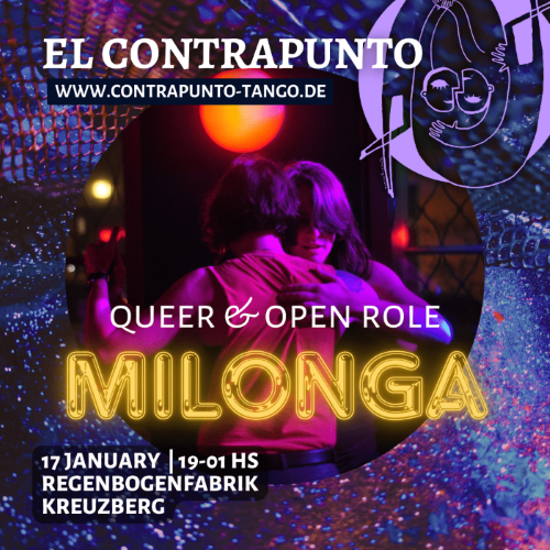 "Queer & Open Role Milonga" - im RegenbogenKino