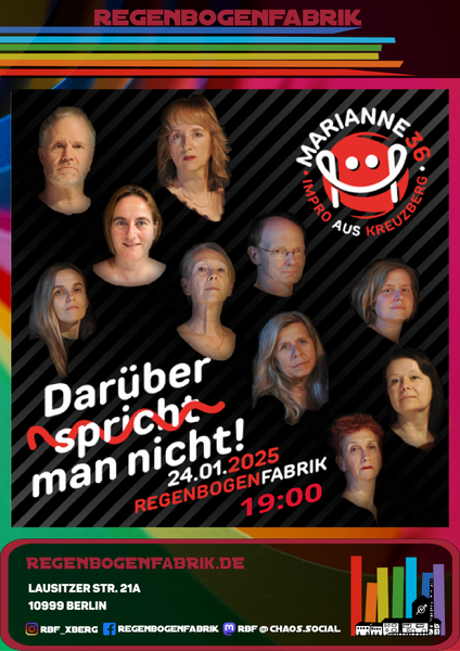 "Darüber spricht man nicht!" - Impro-Theater im RegenbogenKino