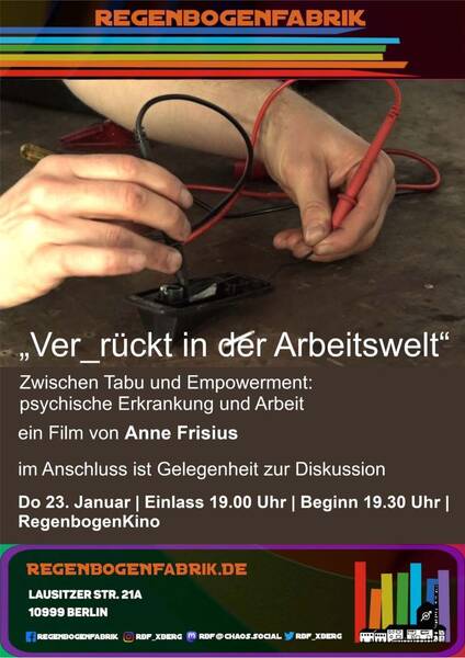 "Ver_rückt in der Arbeitswelt" - Film im RegenbogenKino