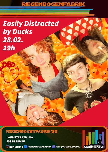 "Easily Distracted By Ducks" - Konzert im RegenbogenKino