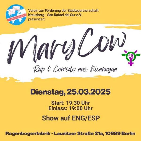"Gaby Baca Vaughan (Mary Cow)" - Konzert im RegenbogenKino