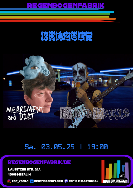 "Merriment and Dirt // Dino Paris & der Chor der Finsternis" - Konzert im RegenbogenKino