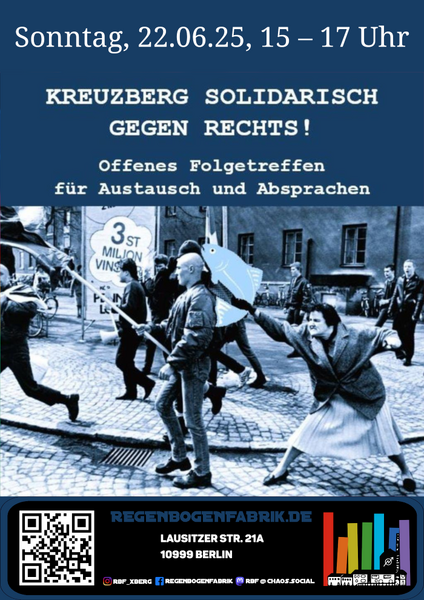 "Kreuzberg gegen Rechts" - Offenes Vernetzungstreffen im RegenbogenKino