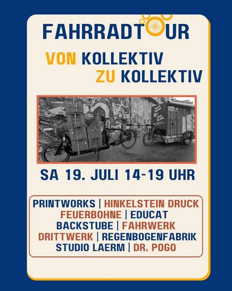 "Fahrradtour - Von Kollektiv zu Kollektiv"