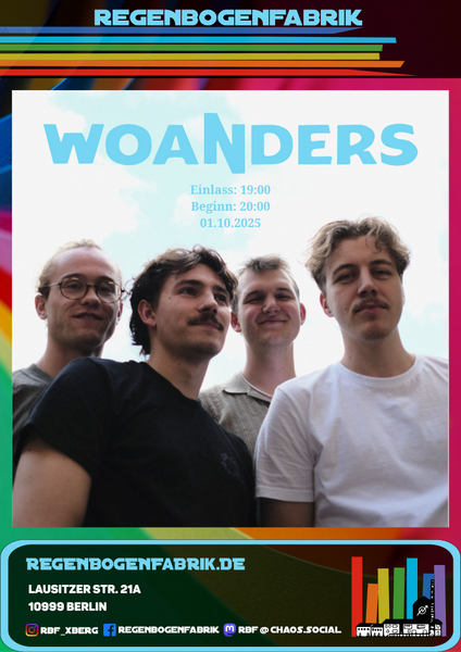 "Woanders" - Konzert im RegenbogenKino