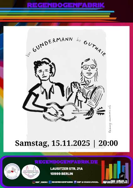 "Von Gundermann bis Guthrie" - Konzert im RegenbogenKino