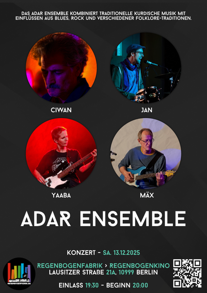 "Adar Ensemble" - Konzert im RegenbogenKino