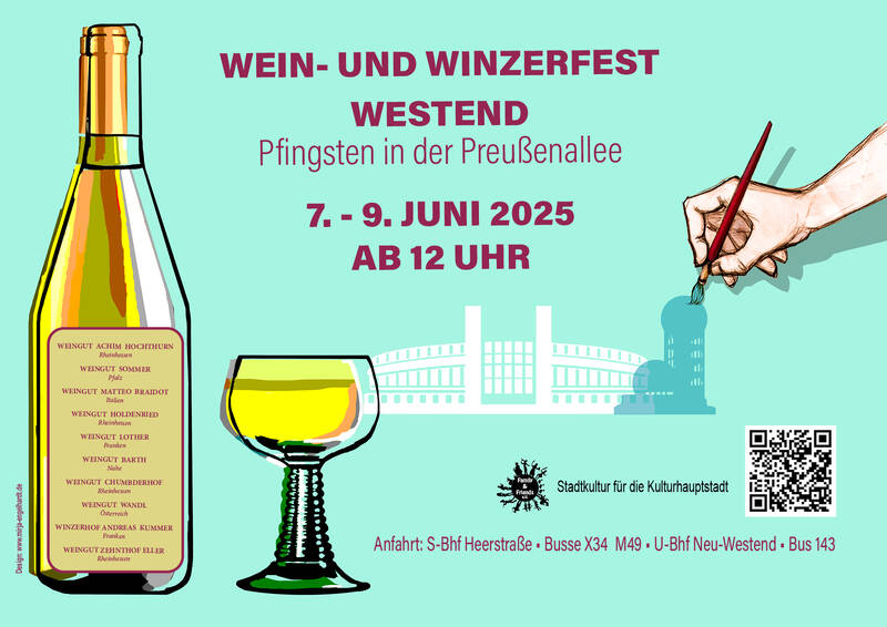 Wein- und Winzerfest Westend - Pfingsten in der Preußenallee